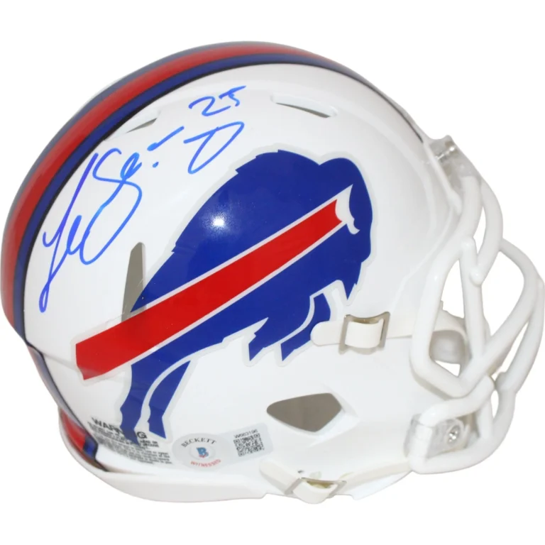 Lesean McCoy Autographed/Signed Buffalo Bills Mini Helmet Beckett 43048
