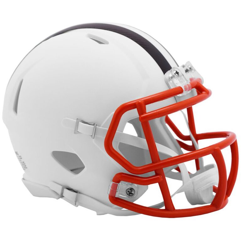Cleveland Browns White Matte Authentic Speed Helmet New In Box 25783