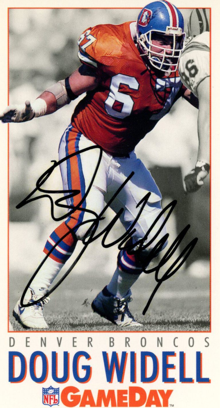Doug Widell Autographed 1992 Gameday #311 Trading Card Beckett 44790
