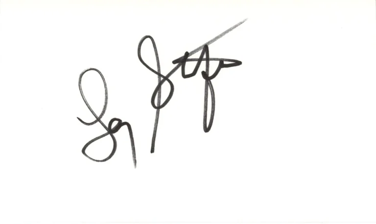 Larry Stefanki Autographed/Signed Tennis Index Card Beckett 45301