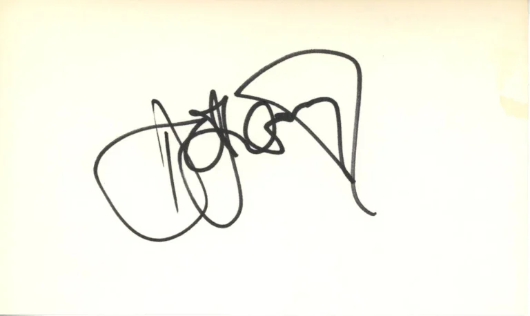 Detlef Schrempf Autographed Seattle Seahawks Index Card Beckett 45346