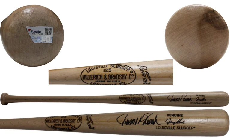 Johnny Bench Autographed/Signed Cincinnati Reds Bat FAN 44388