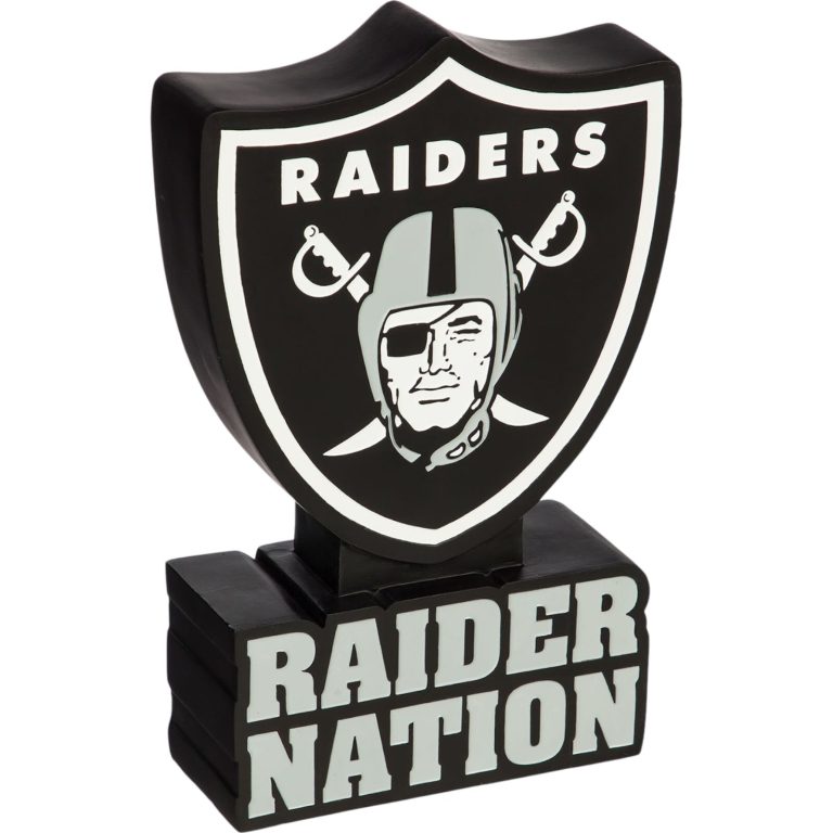 Las Vegas Raiders Mascot Statue Evergreen New 17403