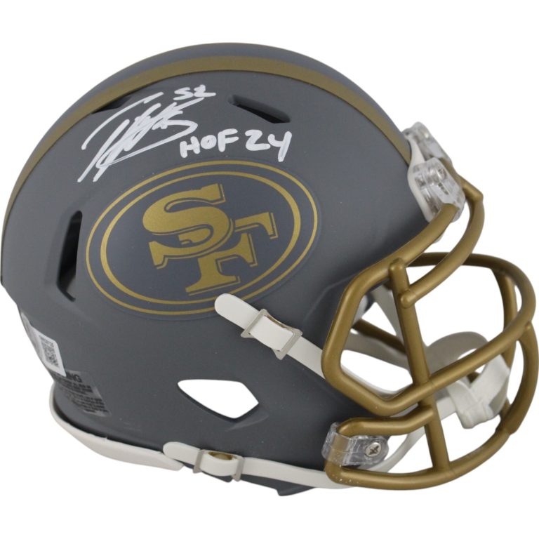 Patrick Willis Signed San Francisco 49ers Slate Mini Helmet HOF Beckett 48958