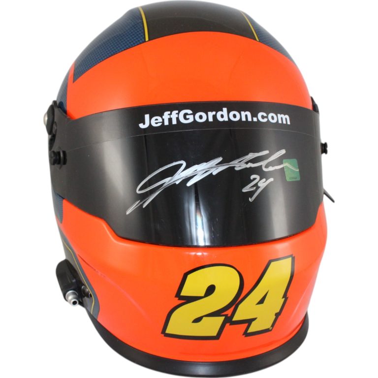 Jeff Gordon Autographed NASCAR Dupont Replica Full Size Racing Helmet 50832