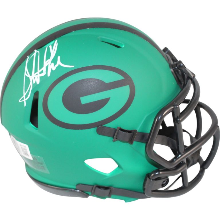 Sterling Sharpe Autographed Green Bay Packers Mini Helmet Rave Beckett 50913
