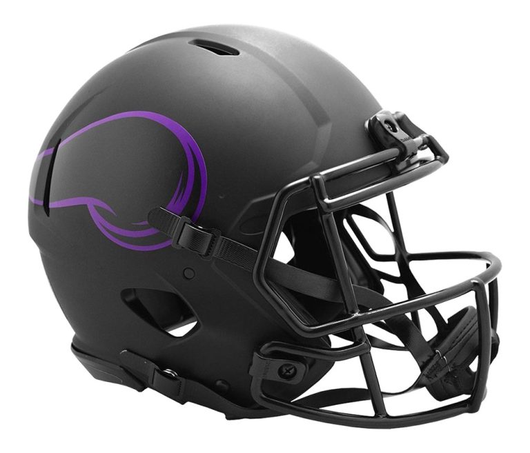 Minnesota Vikings Full Size Authentic Eclipse Helmet New In Box Riddell 26740