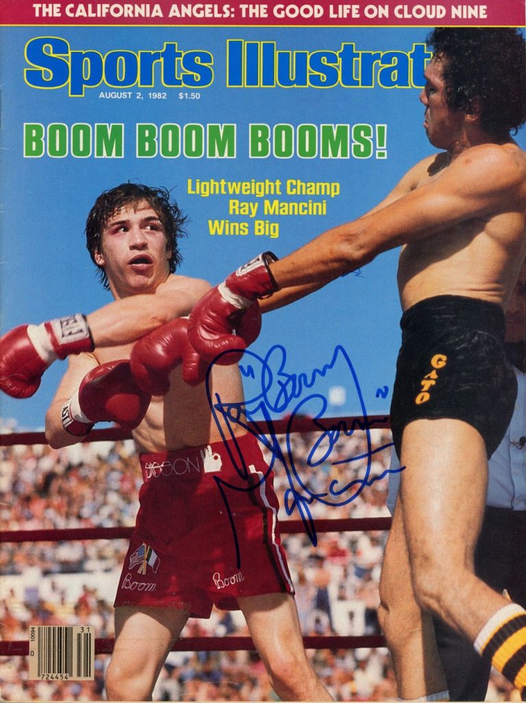 Ray Mancini Autographed Sports Illustrated 08/02/82 Boxing Magazine JSA 42456
