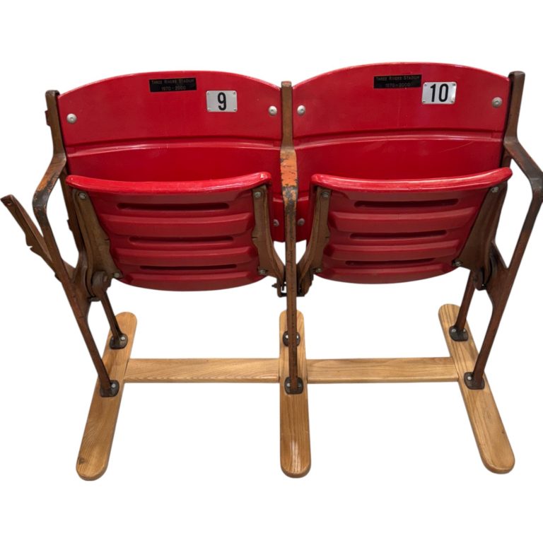 Three Rivers Stadium Seats Connected Pair Seats 9 10 Pittsburgh Steelers 39364