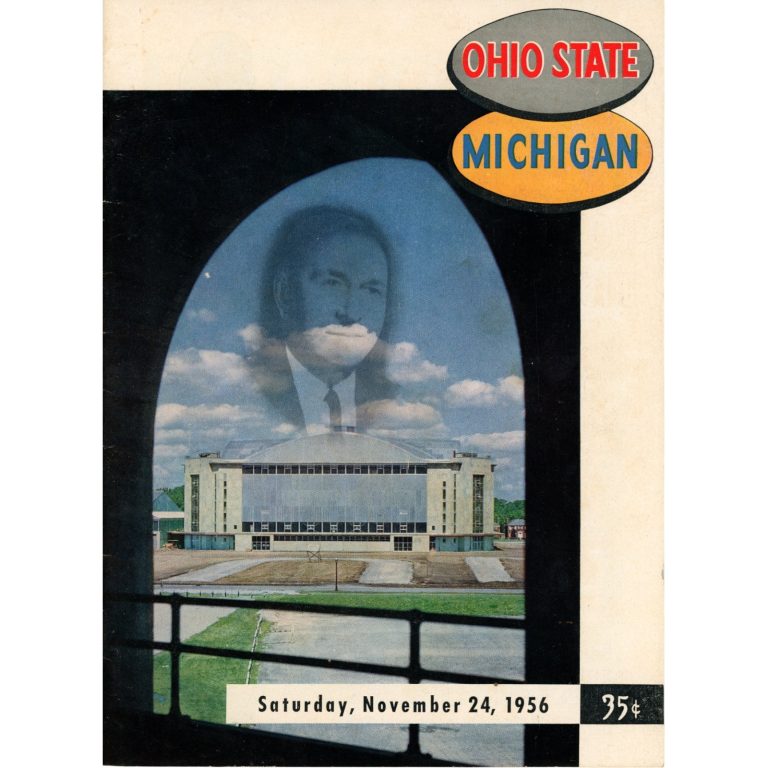 Ohio State Buckeyes vs Michigan Wolverines 11/24/1956 Gameday Magazine 59314