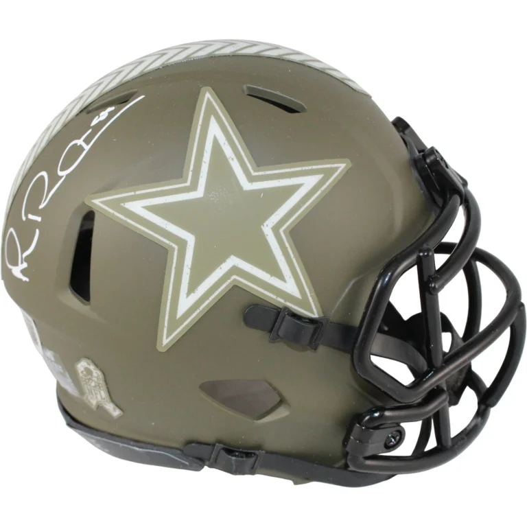 Michael Irvin Autographed Dallas Cowboys 2022 STS Mini Helmet Beckett 53630