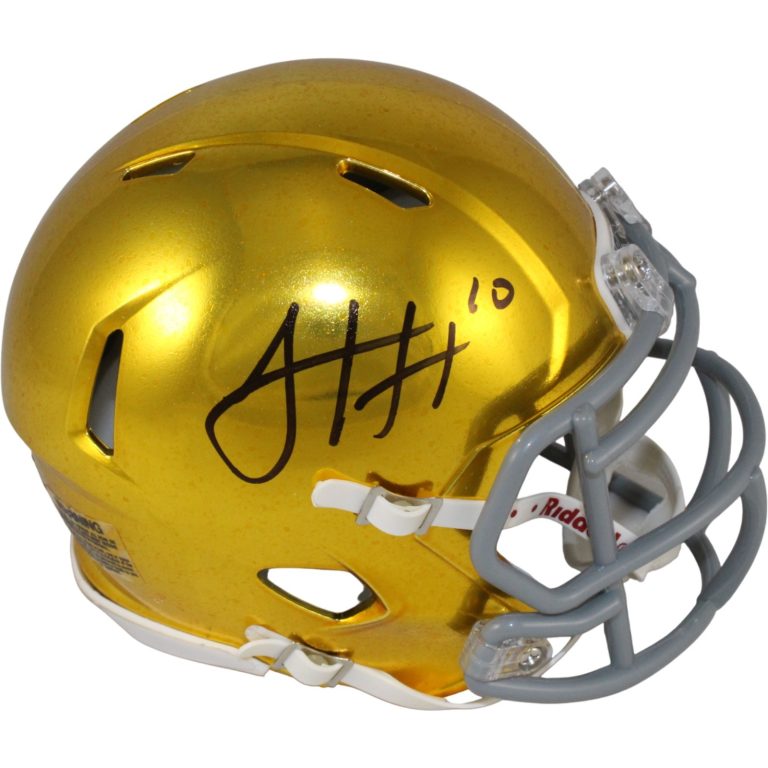 Sam Hartman Signed Notre Dame Fighting Irish Hydro Mini Helmet Fanatics 53626