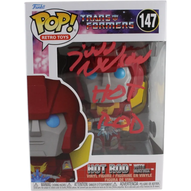 Judd Nelson Autographed Transformers Funko Pop! #147 Hot Rod Beckett 53792