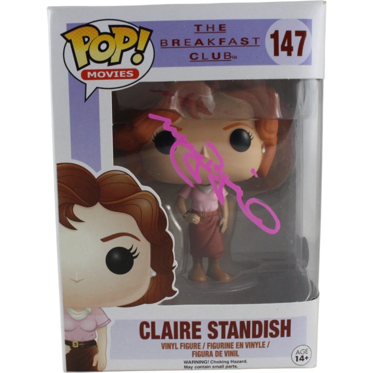 Molly Ringwald Signed The Breakfast Club Funko Pop! #147 Claire Beckett 53803
