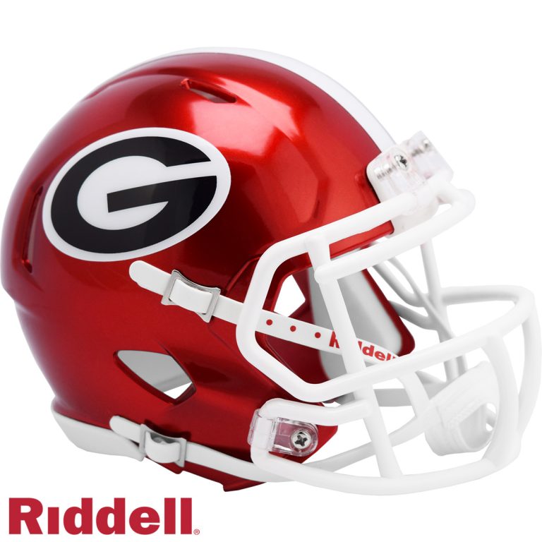 Georgia Bulldogs Flash Speed Mini Helmet Riddell New In Box 30744