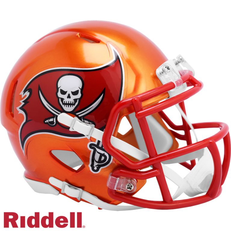 Tampa Bay Buccaneers Flash Speed Mini Helmet Riddell New In Box 30738
