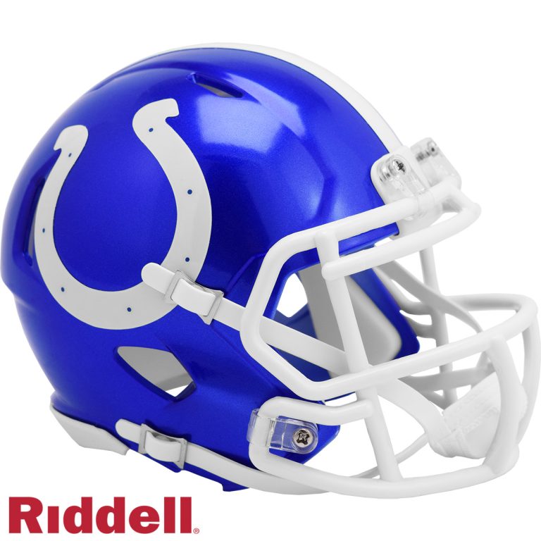 Indianapolis Colts Flash Speed Mini Helmet Riddell New In Box 30722