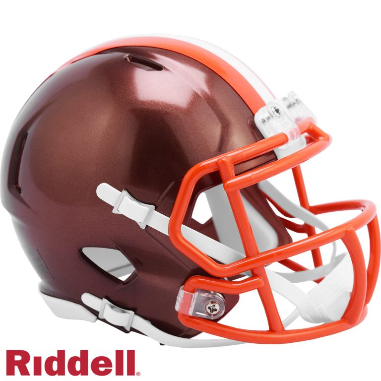 Cleveland Browns Flash Speed Mini Helmet Riddell New In Box 30716