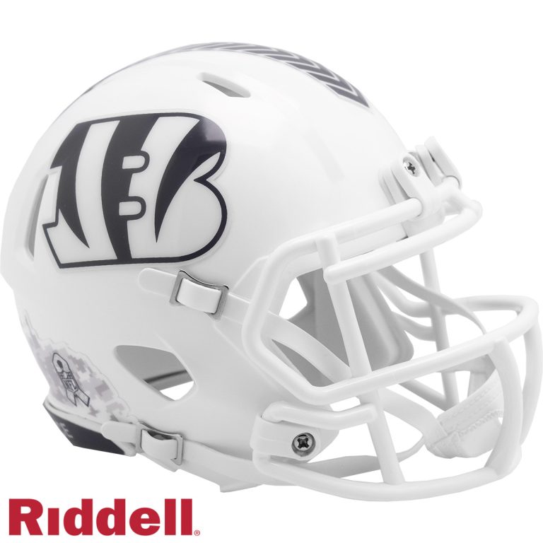 Cincinnati Bengals Riddell New In Box 2024 Salute to Service Mini Helmet 48069