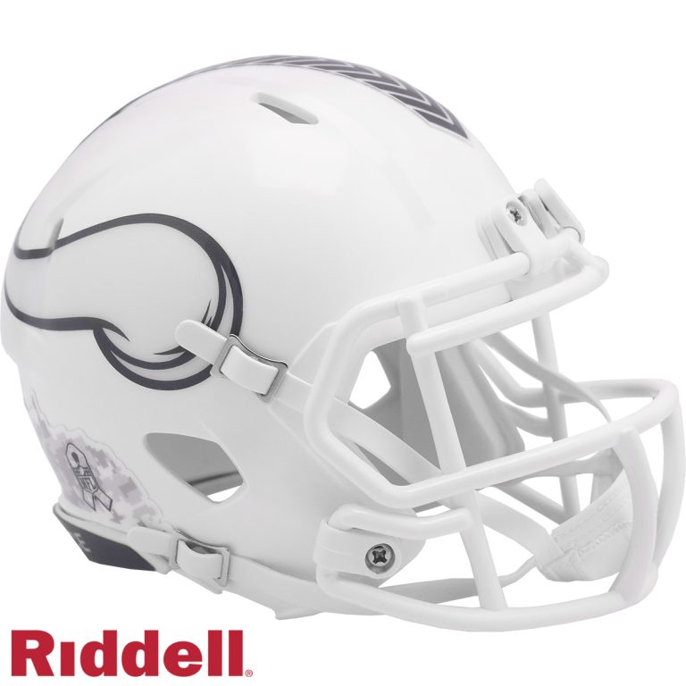 Minnesota Vikings Riddell New In Box 2024 Salute to Service Mini Helmet 48097