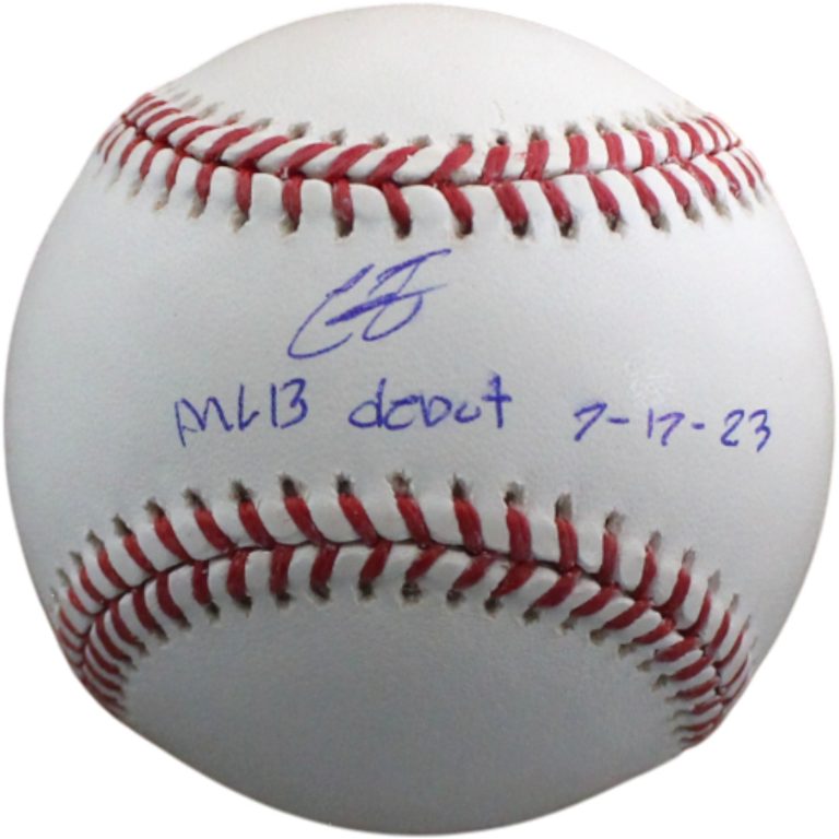 Christian Encarnacion Signed Cincinnati Reds Baseball MLB Debut Fanatics 54477