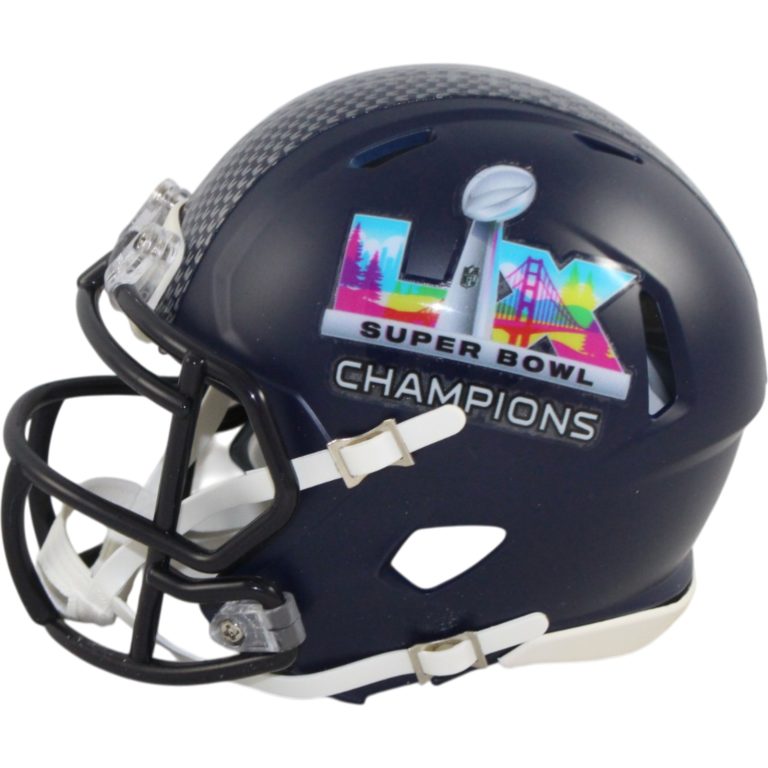 Seattle Seahawks Super Bowl LX 60 Champions Speed Riddell New Mini Helmet 55155