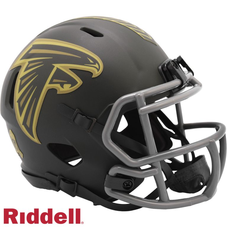 Atlanta Falcons 2025 Salute to Service Riddell Mini Helmet New In Box 54442