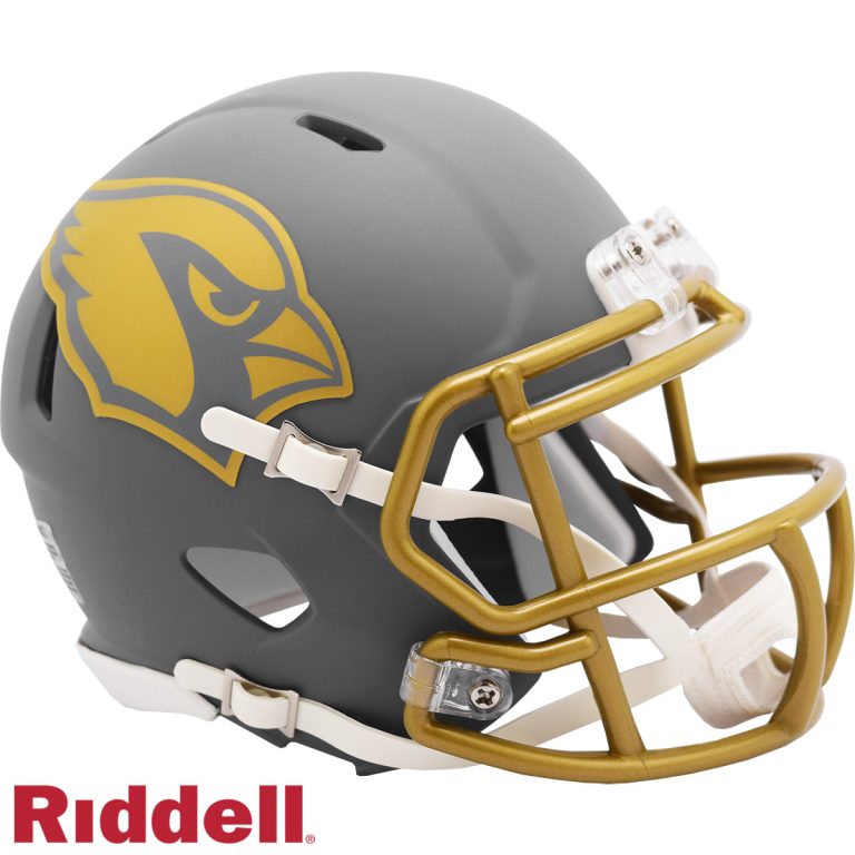 Arizona Cardinals Slate Riddell Mini Helmet New In Box 47496