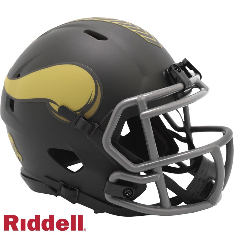 Minnesota Vikings 2025 Salute to Service Riddell Mini Helmet New In Box 54450