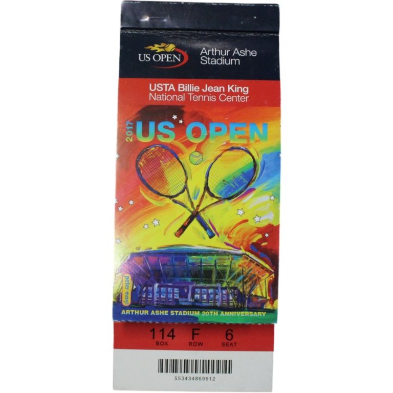 Rafael Nadal US Open Tennis Ticket Booklet Sessions 1-22 No Finals 55550
