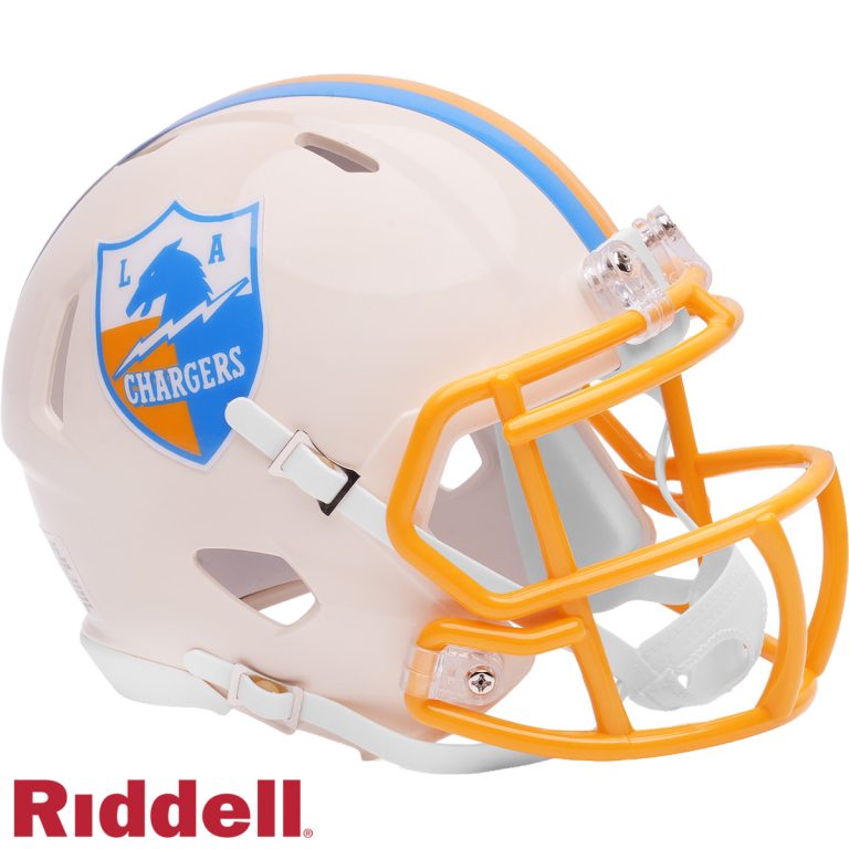 Los Angeles Chargers Retro Riddell Mini Helmet New In Box 55586