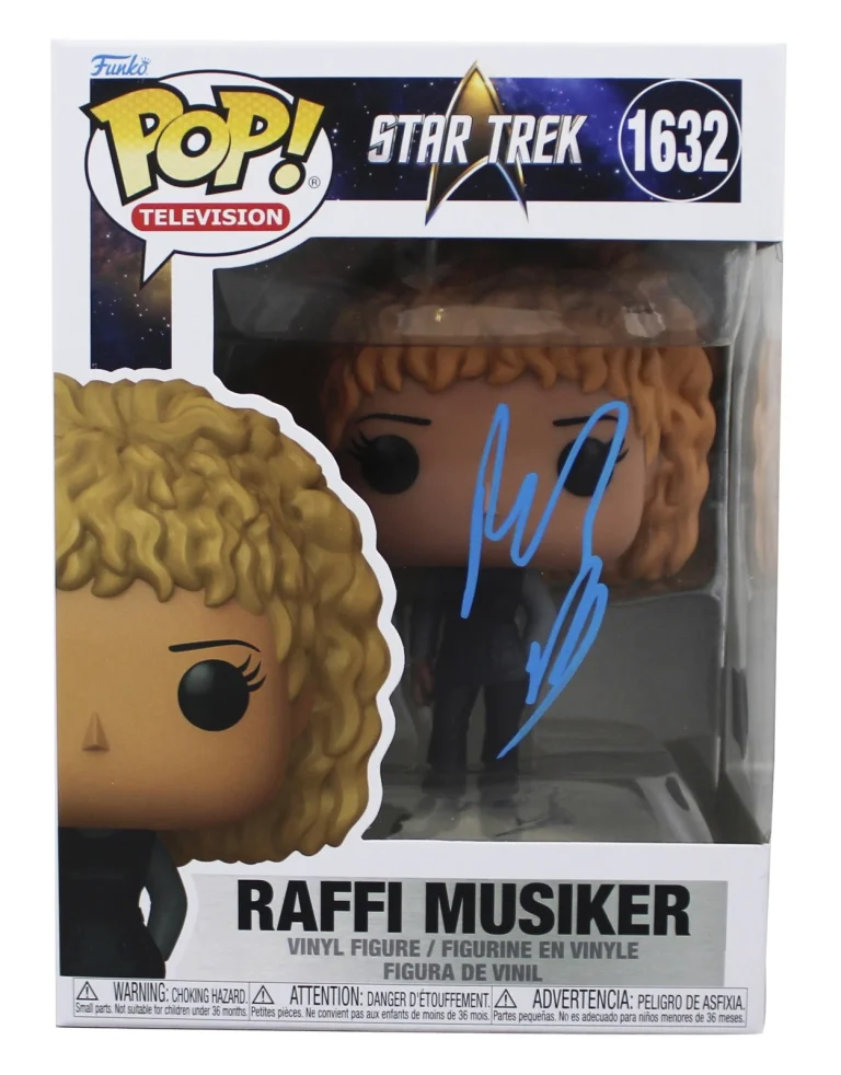 Michelle Hurd Star Trek Signed Raffi Musiker #1632 Funko Pop Figure BAS #FI11373
