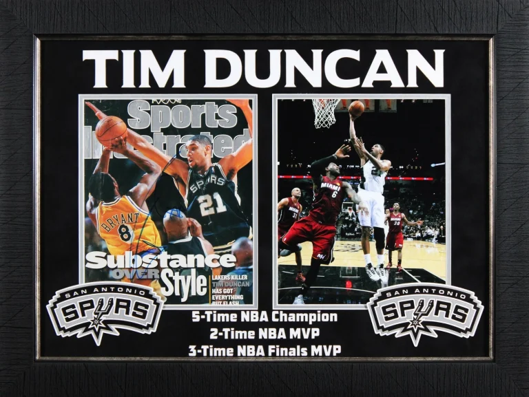 Spurs Tim Duncan Authentic Signed Sports Illustrated Magazine Cover BAS #AE13752