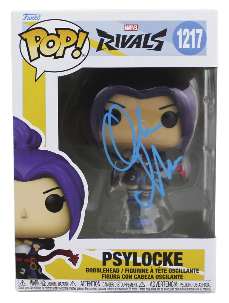 Olivia Munn X-Men Authentic Signed Psylocke #1217 Funko Pop Vinyl Figure BAS