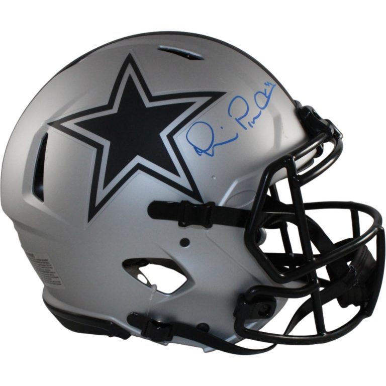 Michael Irvin Autographed Dallas Cowboys Authentic Rave Helmet Beckett 56354