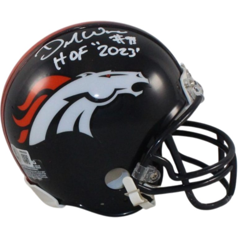 Demarcus Ware Autographed Denver Broncos TB VSR4 Mini Helmet HOF Beckett 56390