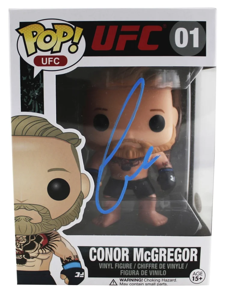Conor McGregor Authentic Signed UFC #01 Funko Pop Vinyl Figure JSA #AN49326