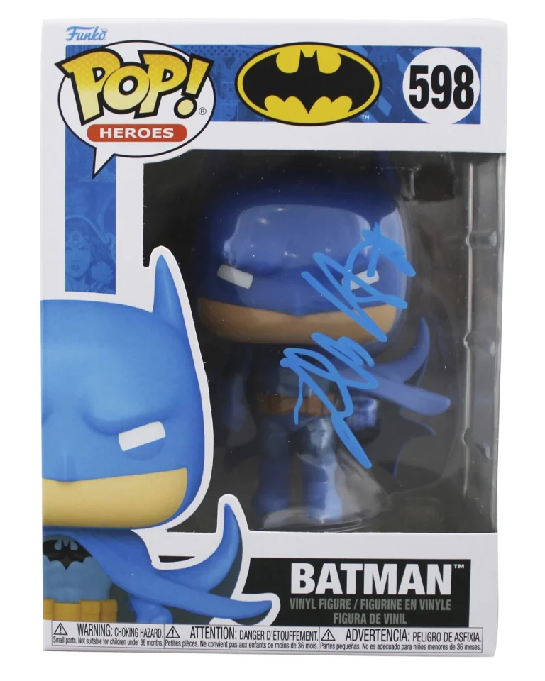 Will Arnett Lego Batman Movie Signed Batman #598 Funko Pop Figure BAS #BW46771