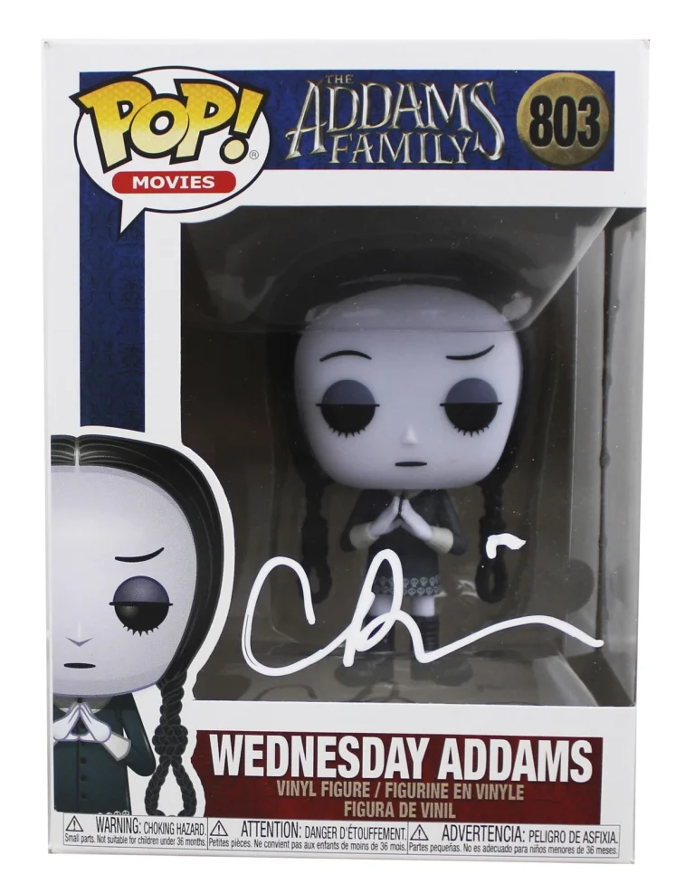 Christina Ricci The Addams Family Signed #803 Funko Pop Figure BAS #WF93213