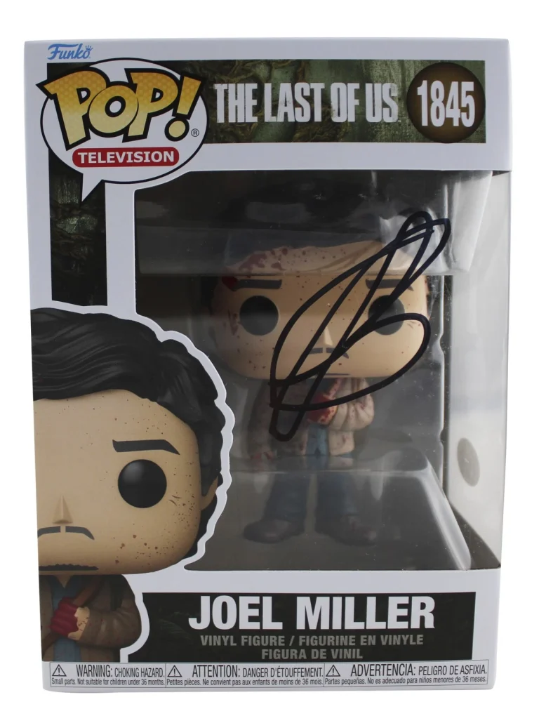Troy Baker Signed Joel Miller The Last Of Us #1845 Funko Pop Vinyl Figure JSA