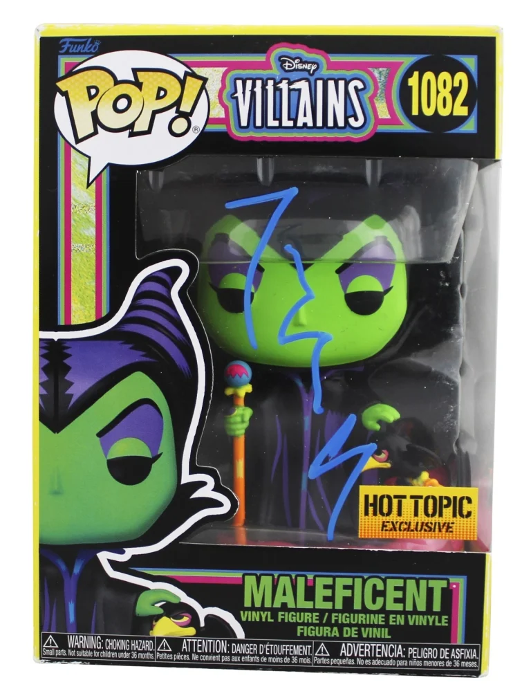 Angelina Jolie Signed Maleficent #1082 Funko Pop Vinyl Figure BAS #BN75980