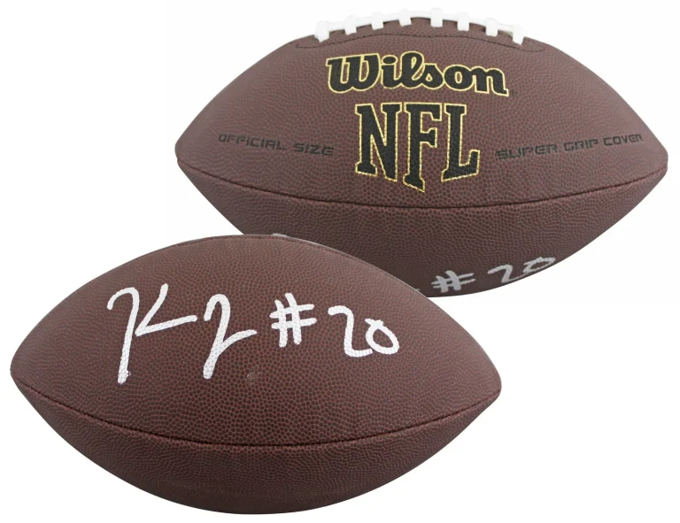 Steelers Kaleb Johnson Authentic Signed Wilson Super Grip Football BAS Witnessed