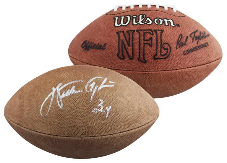 Bears Walter Payton Authentic Signed Official Wilson Nfl Football BAS #AE64781