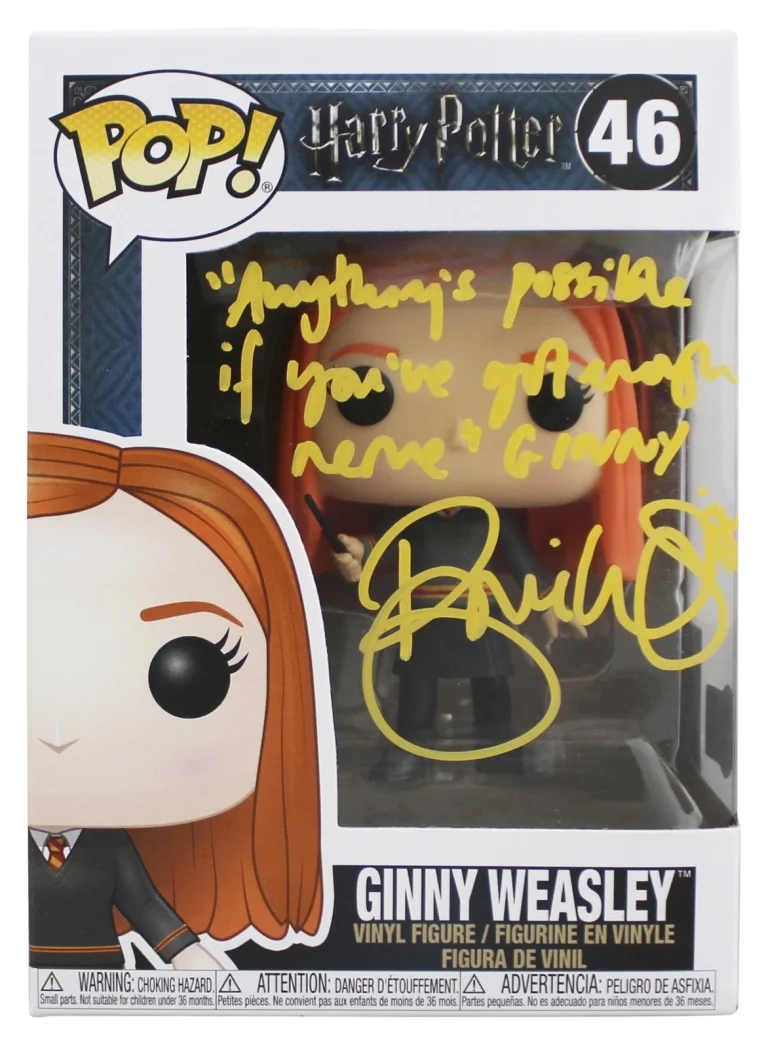 Bonnie Wright Harry Potter Signed Ginny #46 Funko Pop Vinyl Figure BAS #BW88055