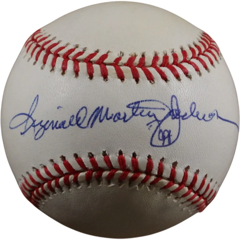 Reginald Martinez Jackson Autographed New York Yankees AL Baseball Beckett 56511