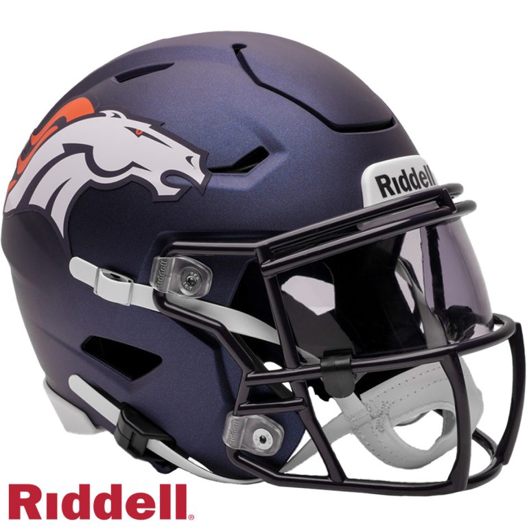 Denver Broncos Riddell Mid-Size Midi Helmet New In Box 53225