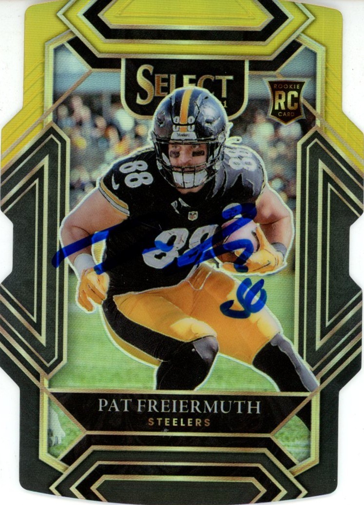 Pat Freiermuth Signed 21 Panini Select #259 Club Level Card Beckett W 56987