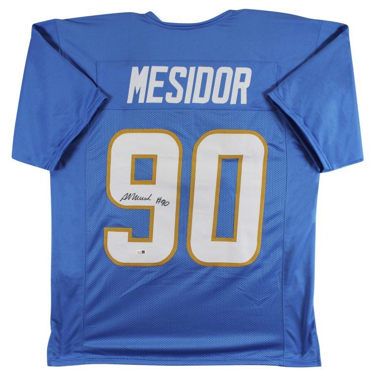 Akheem Mesidor Authentic Signed Powder Blue Pro Style Jersey JSA Witness