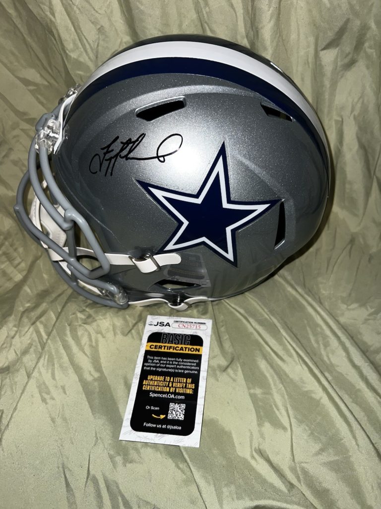 Troy Aikman Signed Official Dallas Cowboys Full Size Replica Helmet Beckett
