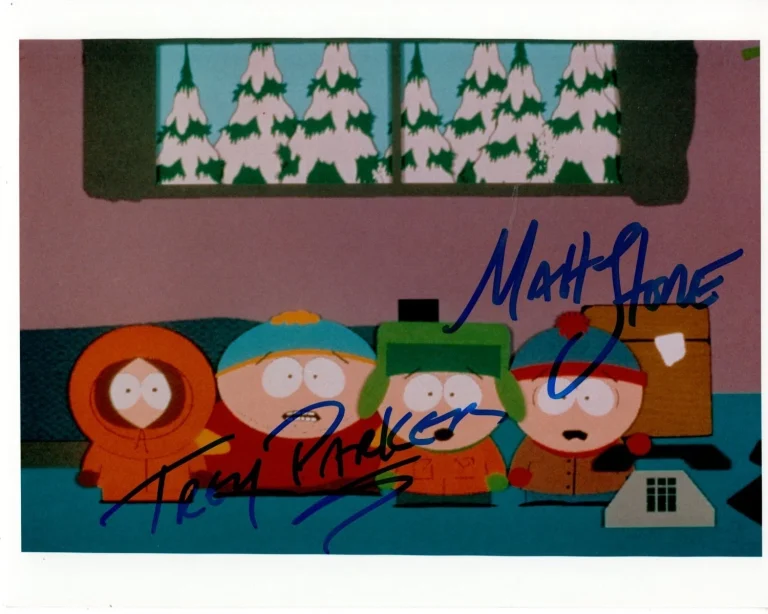 TREY PARKER and MATT STONE Signed 8x10 SOUTH PARK Photo w/ Hologram COA
